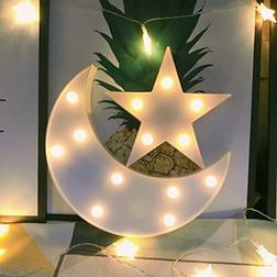 Decorative Moon-Star Cute Nursery Lamp Night Light