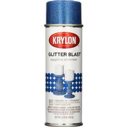 Krylon K03814A00 Glitter Blast Glitter Spray Paint for Craft Projects, Sapphire Shimmer Blue, 5.75 oz
