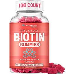 Biotin Gummies for Hair Growth Max Strength Biotin