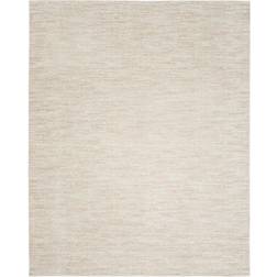 Nourison Essentials Solid Contemporary Ivory White, Beige