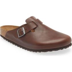 Birkenstock Boston Grip Natural Leather - Brown/Vintage Wood Roast