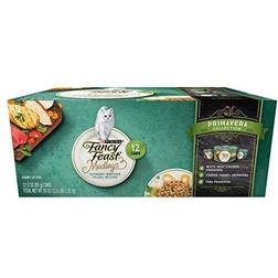 Fancy Feast Medleys with Tuna,Chicken Turkey Gourmet Wet Cat Food Classic Sauce