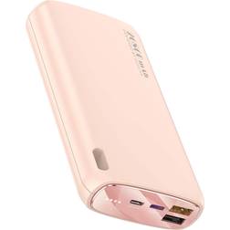 Portable Charger 26800mAh KUULAA QC 3.0 PD 18W Fast Charging Power Bank USB C External Battery Pack Dual-Input and Tri-Output Cell Phone Battery Charger for iPhone Samsung Galaxy (PD 18W Pi
