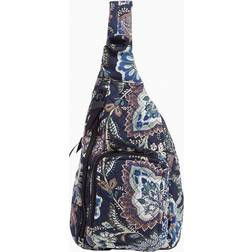 Vera Bradley Mini Sling Backpack in Java Navy Camo