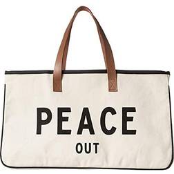 Christian Brands D3714 Canvas Tote Peace Out
