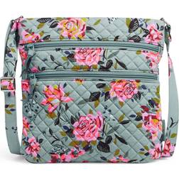 Vera Bradley Triple Zip Hipster Crossbody Bag Women in Rosy Outlook Multicolor