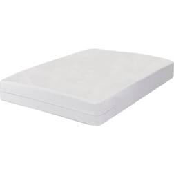 All-in-One Zippered Mattress Cover White (190.5x99.1)