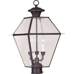 Livex Lighting Westover 3 Top Lamp Post