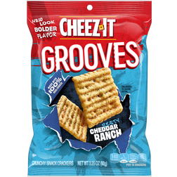 Kellogg's Cheez-It Grooves Crunchy Cheese Snack Crackers Cheddar Ranch