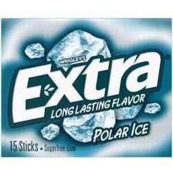 Extra Gum Polar Ice Sugar Free Chewing Gum Single