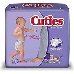 Cuties Premium Baby Diapers Size 4 31pcs