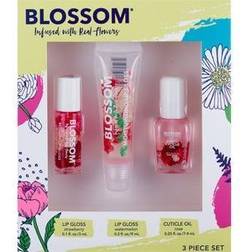 Blossom Beauty Lip Gloss & Cuticle Oil Set 3 ct CVS