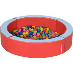 OutSunny Foam Baby Ball Pit Pool with Removable & Washable Cover - 200 balls