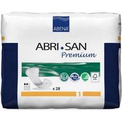 Abena North America 92533110 9 Abri-San Premium Adult Disposable Light-Absorbent Bladder Control Pad Pack