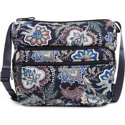 Vera Bradley Utility Crossbody Bag Women in Java Navy Camo Blue/White Blue/White