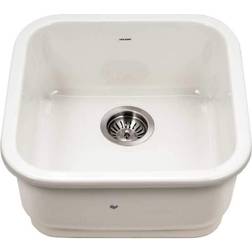 Houzer PTB-1919 Platus 18-7/8" Undermount Single Basin Fireclay Bar Sink