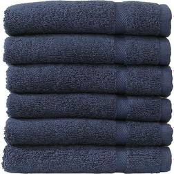Linum Dezi 6pc. Washcloth Set Kitchen Towel Blue (33.02x33.02)