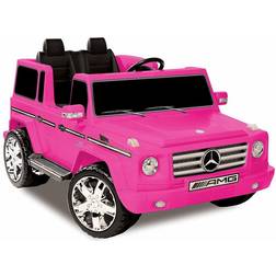 Kid Motorz Pink Mercedes Benz G55 AMG Two-Seat Ride-On