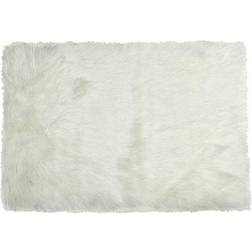 Luxe Faux Fur Hudson White 36x60"