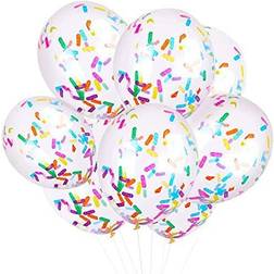 Party Balloon Birthday Balloons Sprinkles Confetti Balloon Pack Ice Cream Sprinkle Balloons.(24PCS)