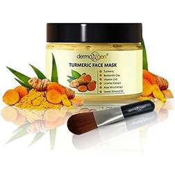 TURMERIC FACE MASK - KAOLIN & BENTONITE CLAY+VITAMIN C AND E