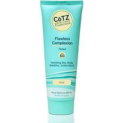 Cotz Flawless Complexion Tinted Facial Mineral Sunscreen Broad Spectrum SPF