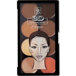 Ruby Kisses 3D Contour Artist Cream Makeup Palette Medium Dark