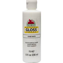 White Apple Barrel Gloss Acrylic Paint 8oz