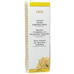 Gigi Small Natural Muslin Strips 100 Pack Wax