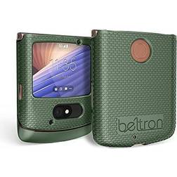 BELTRON Case for Motorola RAZR 5G Flip (AT&T/T-Mobile) Snap-On Protective Hard Shell Cover for RAZR 5G Flip Phone (2020) XT2071 (Green)