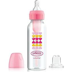 Dr. Brown's Options Sippy Bottle Starter Kit In Pink Pink 8 Oz