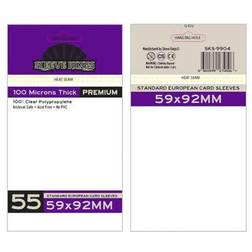 59x92mm Standard European Card Sleeves (55) New