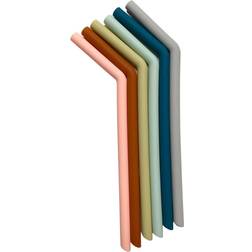 Simka Rose Silicone Straws 6Pk 10 In Open Miscellaneous Large