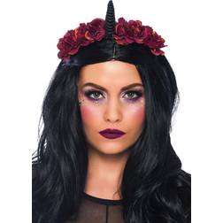 Leg Avenue Velvet Unicorn Flower Headband - out of stock