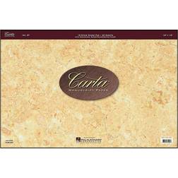 Hal Leonard Carta 27 Scorepad 18X12 40 Sheet 16 Stave Carta Manuscript