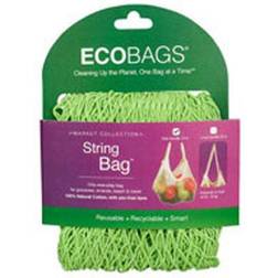 Eco-Bags Tote Handle Natural Cotton String Bag Blue