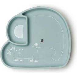 Loulou Lollipop Silicone Snack Plate Elephant
