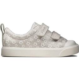 Clarks Toddler City Bright - Silver