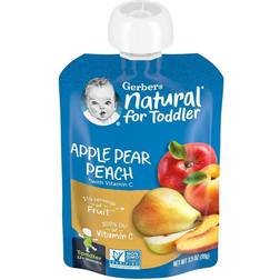 Gerber Apple Pear Peach 3.5oz