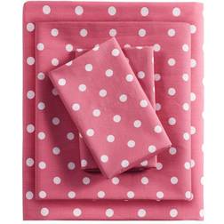 Mi Zone Kids Polka Dot Queen Bed Sheet Pink