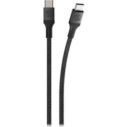 Scosche STRIKELINE Premium Braided USB C Cable 4ft., Black