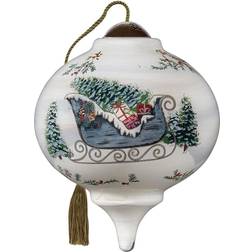 Precious Moments Sleigh Christmas Tree Ornament 6"