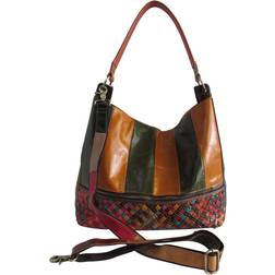 Amerileather Colton Leather Shoulder Bag, Multicolor