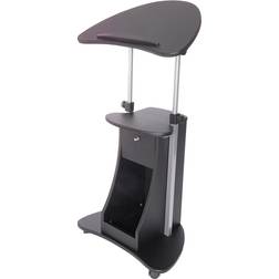 Techni Mobili Adjustable Table, Heavy-Duty MDF (RTA-B005-BK46) Black