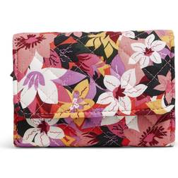 Vera Bradley womens Cotton Compact With Rfid Protection Wallet, Floral