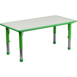 Flash Furniture Plastic Height Adjustable Activity Table