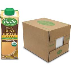 Pacific Foods Broths 12 12-Ct. Organic Chicken Bone Broth