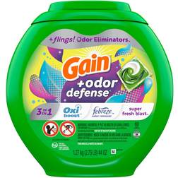 Gain Flings Super Fresh 3-in-1 with Febreze Oxi Odor Defense Liquid Laundry Detergent