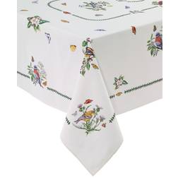 Portmeirion Botanic Garden Birds Tablecloth Beige, White, Multicolor