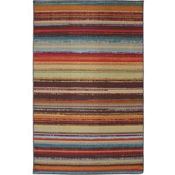 Mohawk Home Indoor/outdoor Ave Stripe 10'x14' Red, Orange, Blue